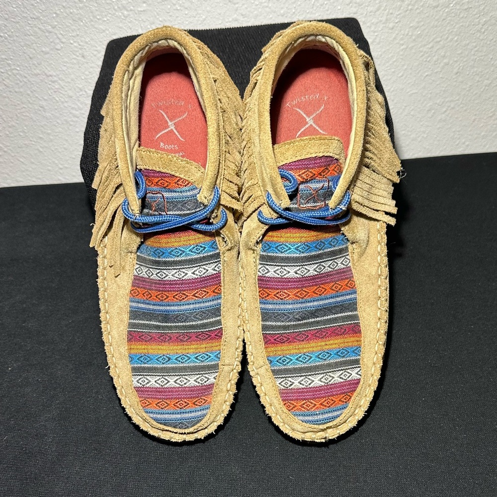 Twisted X WDM0064‎ Serape Fringe moccasins - Picture 3 of 7